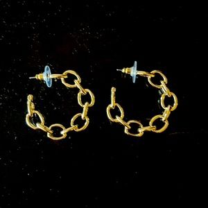Loft Chain Link Hoops (EUC)